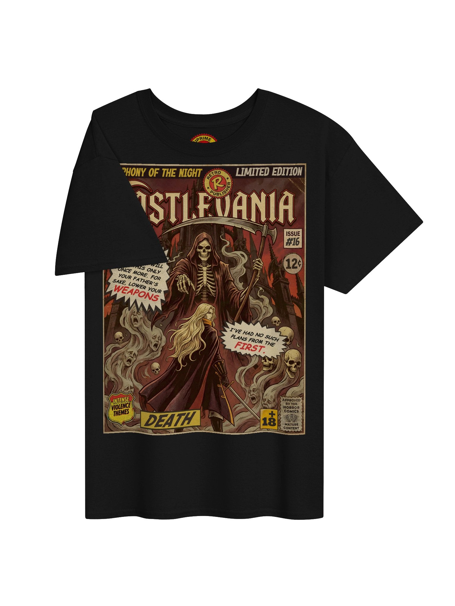 Castlevania: Symphony of the Night Comic Art T-Shirt product image (3)