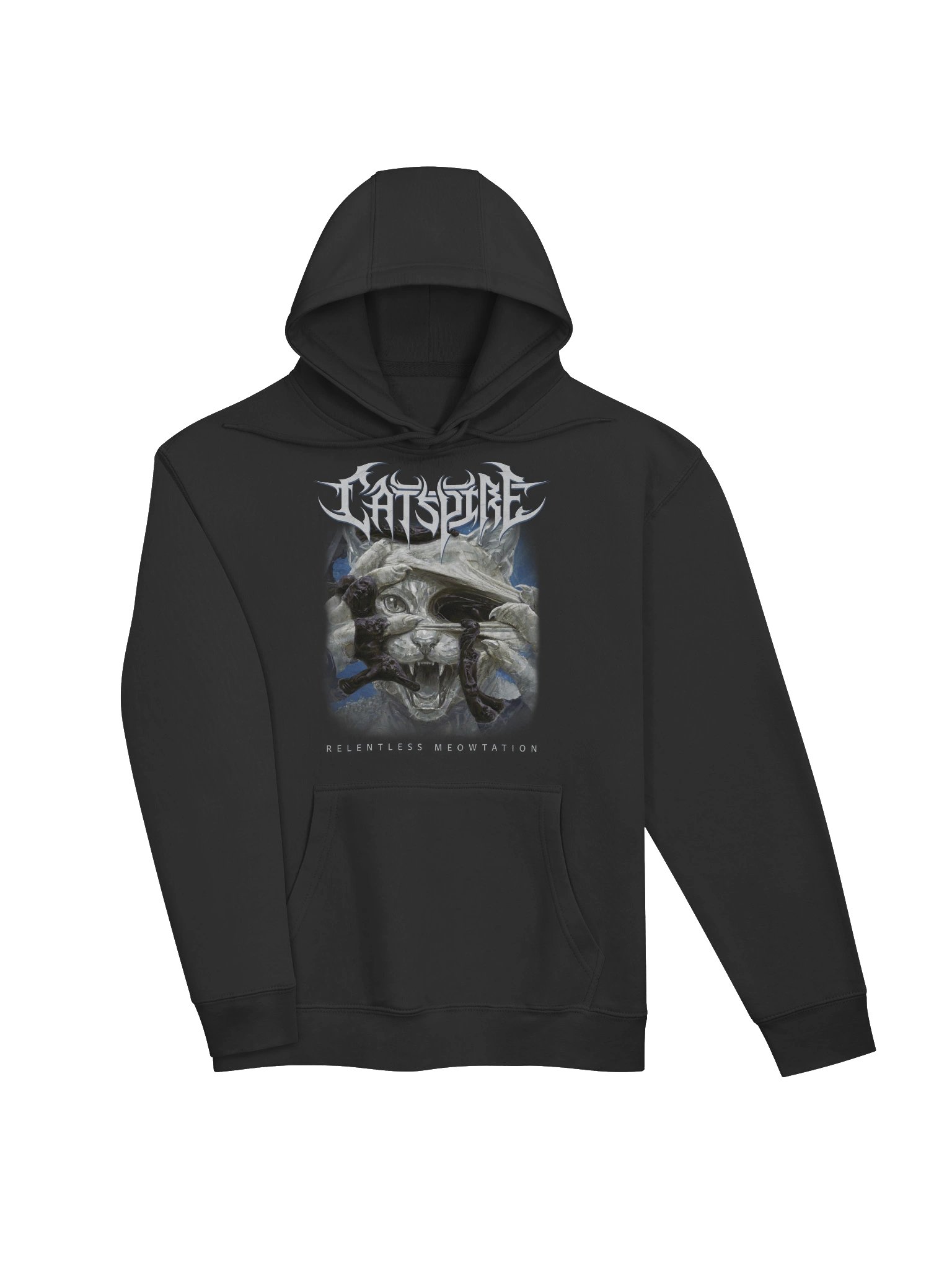 CATSPIRE RELENTLESS MEOWTATION HOODIE product image (6)