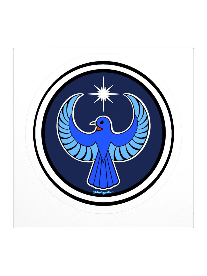 Eastern Bluebird- Resistance. MO, NY. (sticker) product image (1)
