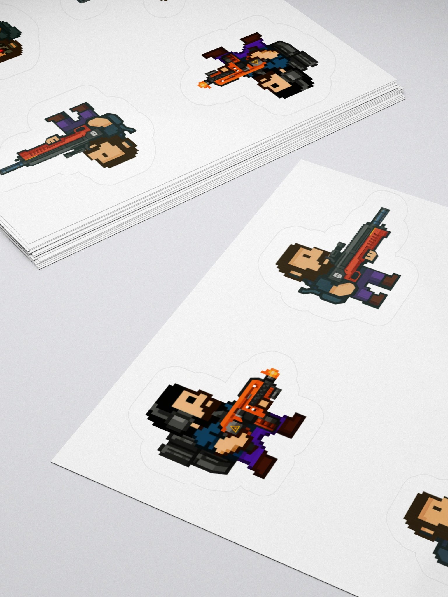 Retro Diver Sticker Set product image (10)