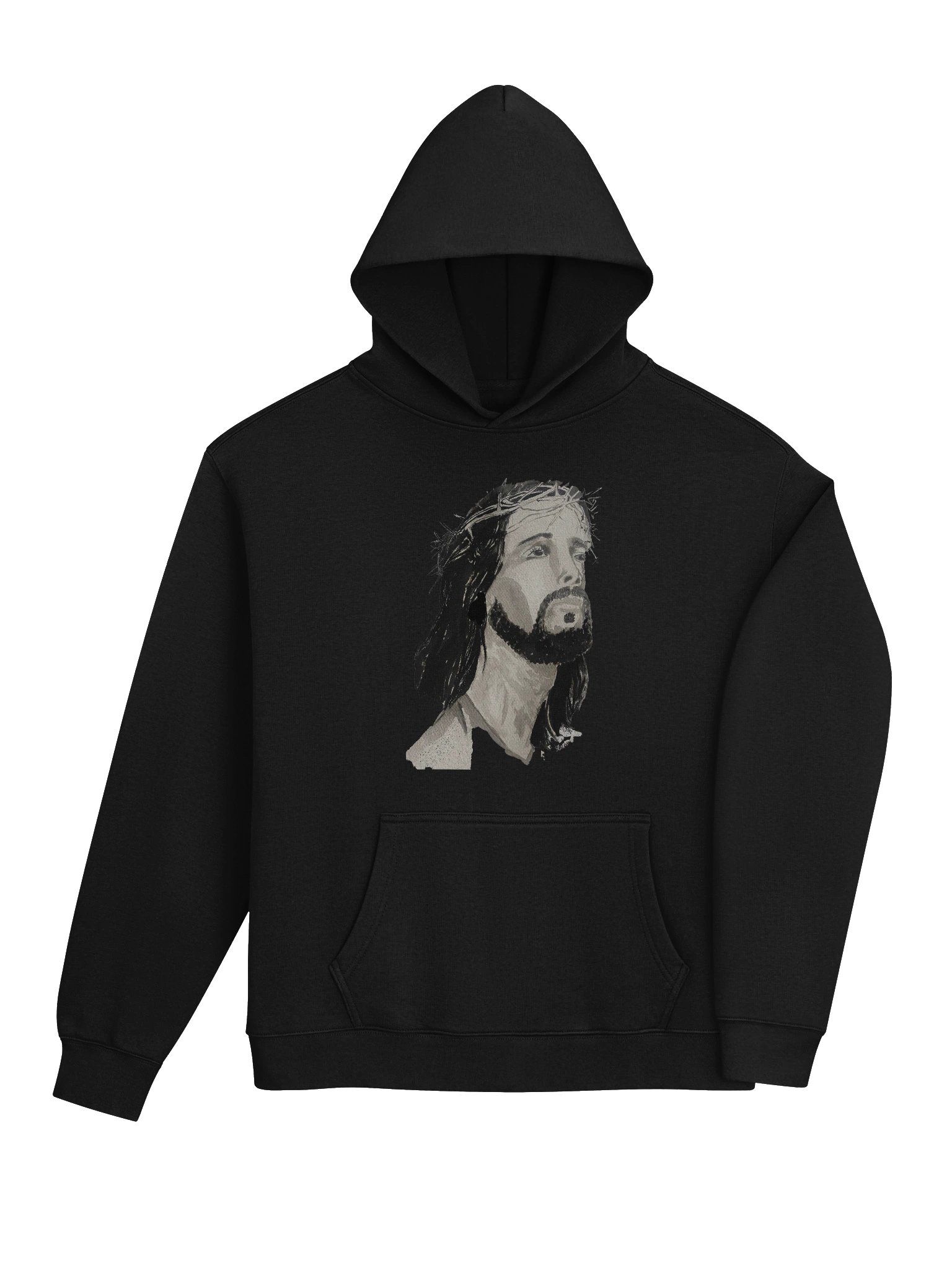 Oversized Comfort Premium Christ Head Hoodie product image (32)