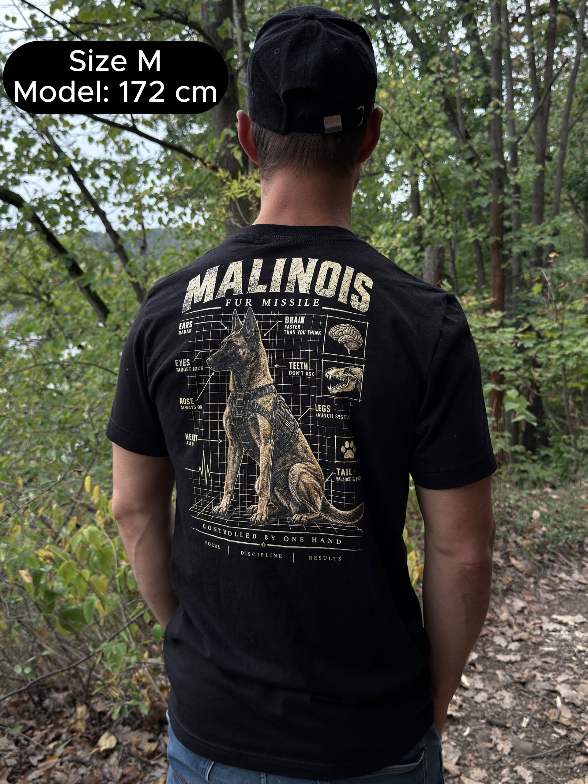MALINOIS Fur Missile – Supersoft T-Shirt product image (4)