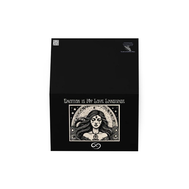 Cancer Zodiac 2025, Emotions are My Love Language, Greeting Card product image (4)