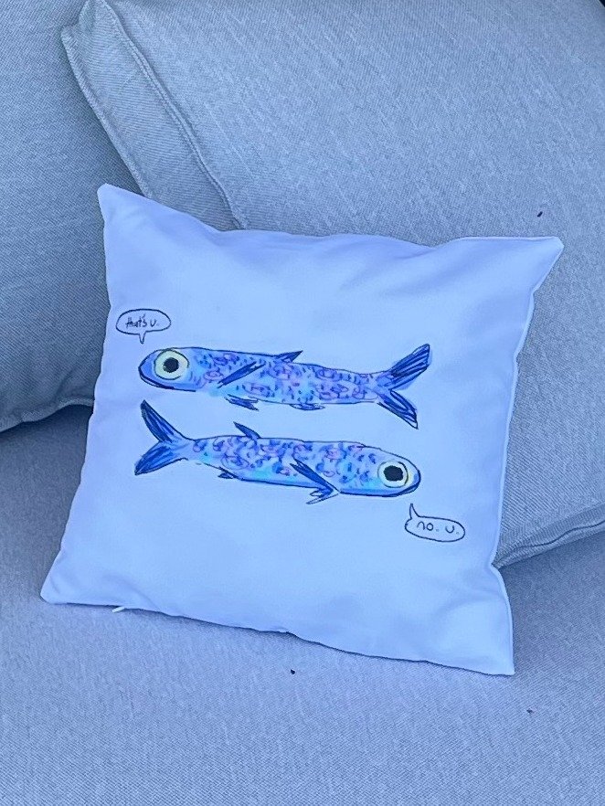 Fish Siblings Pillow product image (5)