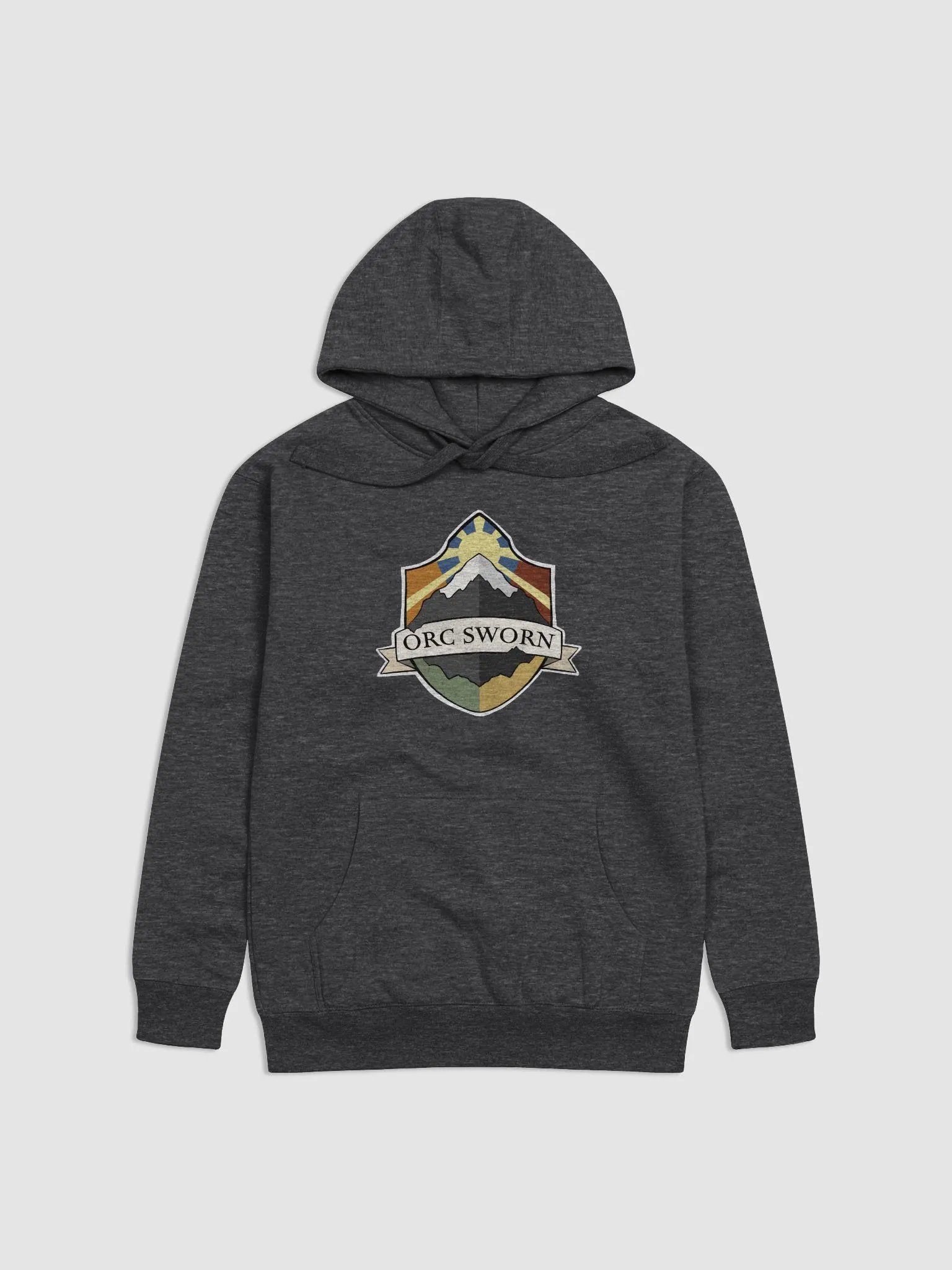 Orc Sworn Shield Cotton Hoodie product image (7)