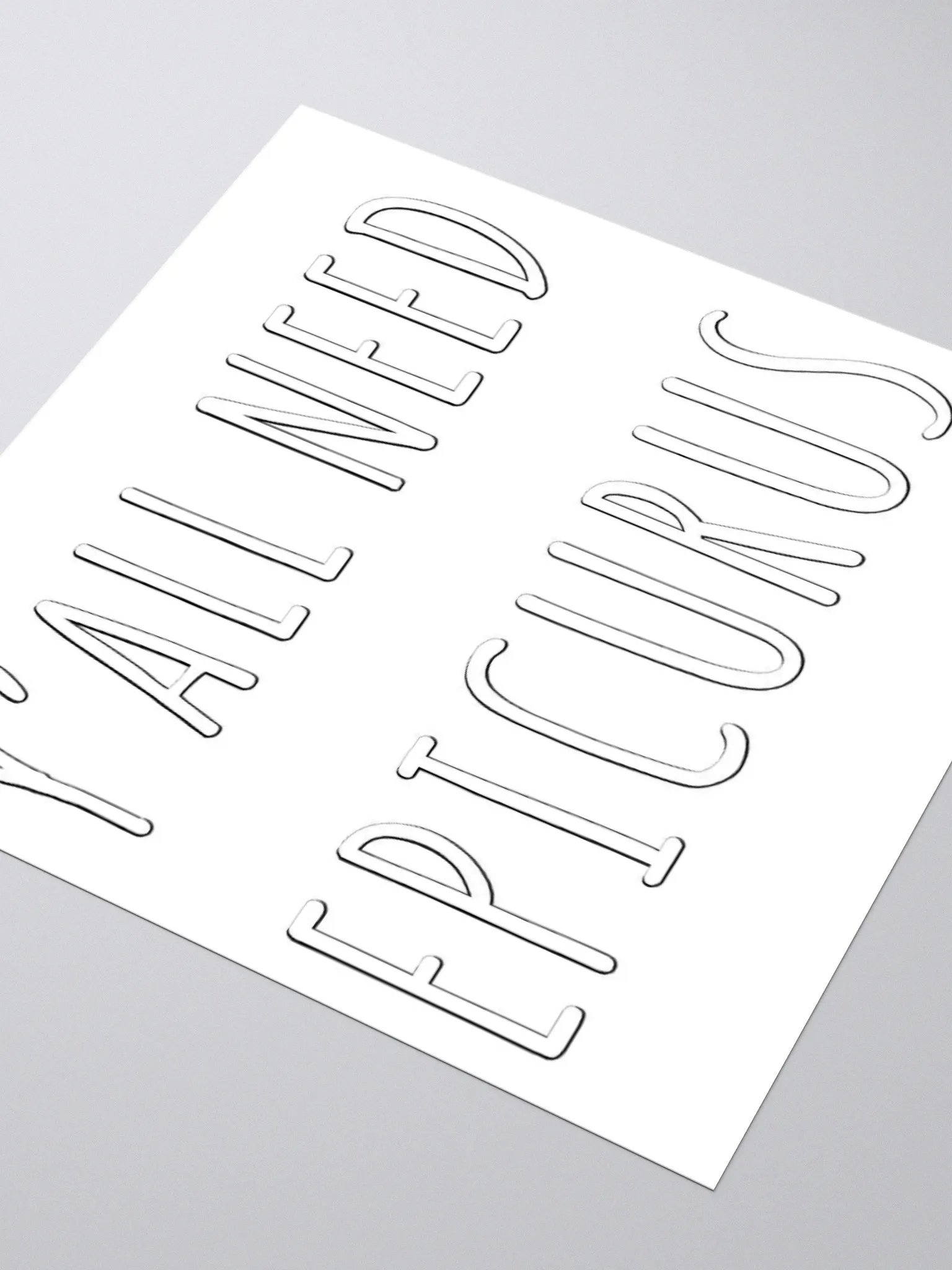 Y'all Need Epicurus (Sticker) product image (2)