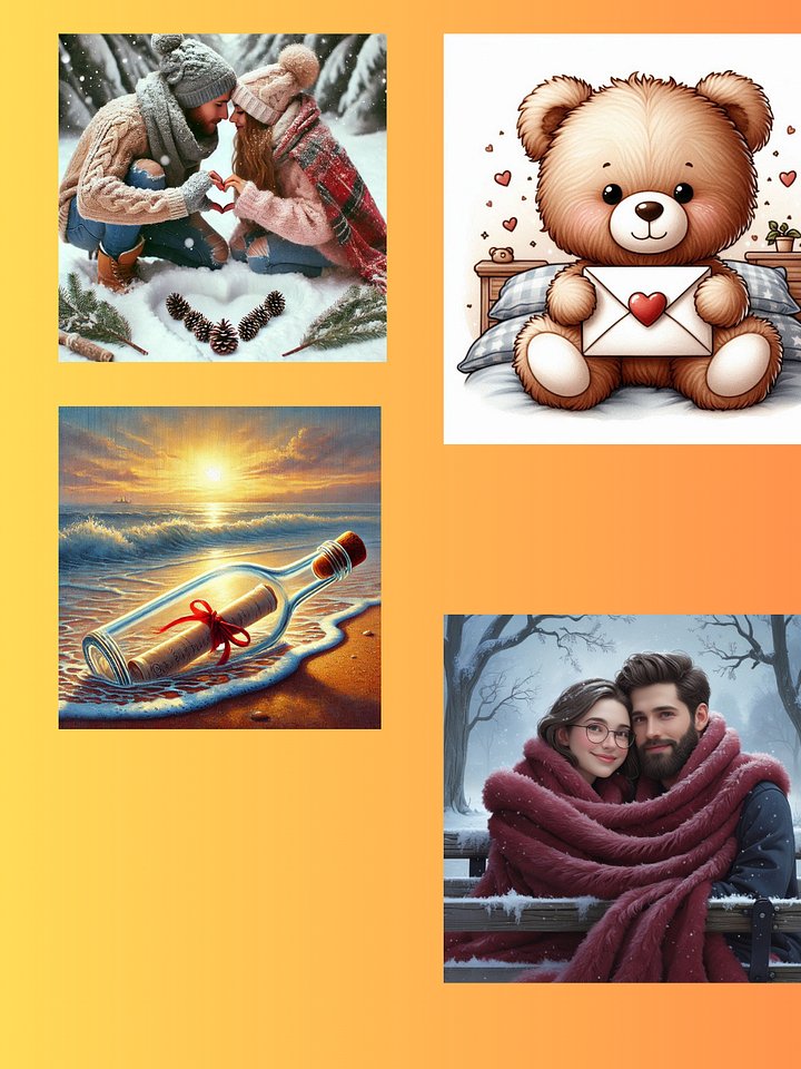 Unique & Romantic Valentine's Day Cards – Perfect for Your Loved One! product image (2)