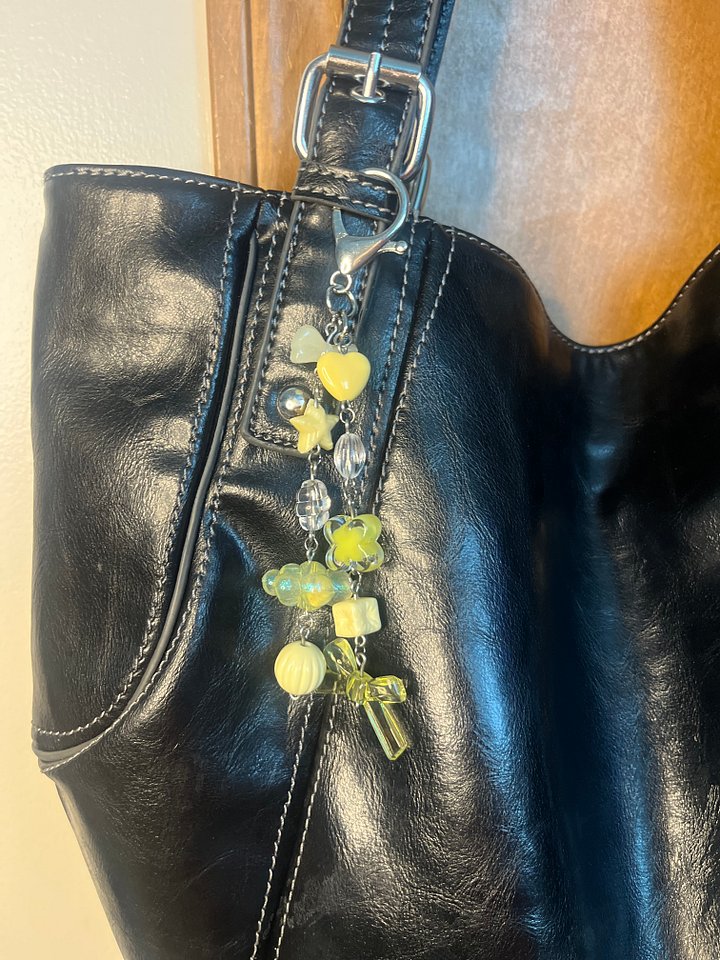 Yellow Classic Bag Charm product image (1)
