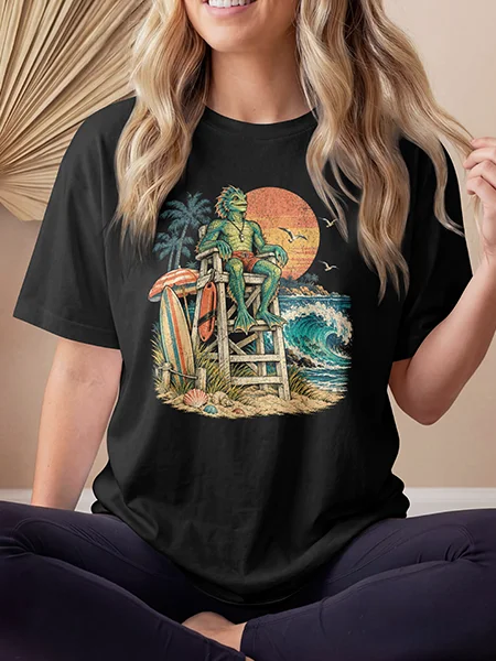 Creature on Duty — Monsters Off Duty Tee product image (2)