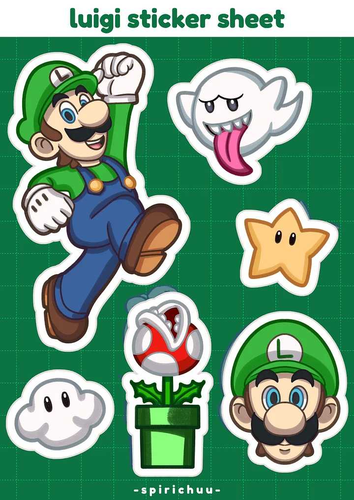 Super Power Up Sticker Sheet! product image (2)