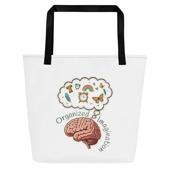 Organized Imagination Large Tote Bag w/ Pocket product image (1)