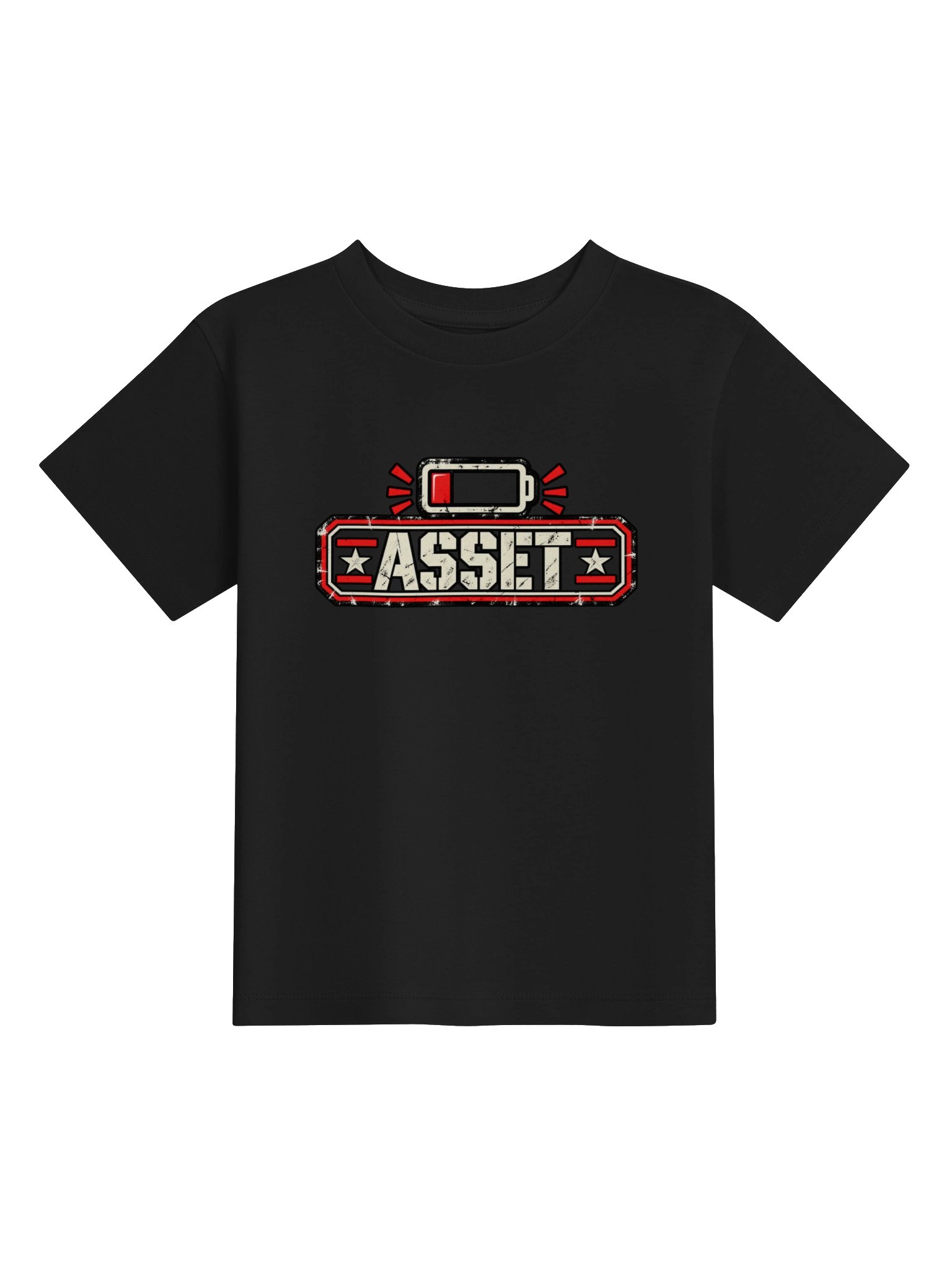 ASSET Toddler T-Shirt | Funny Toddler Graphic Tee | Matching Family Shirts | Exhausted Parental product image (1)