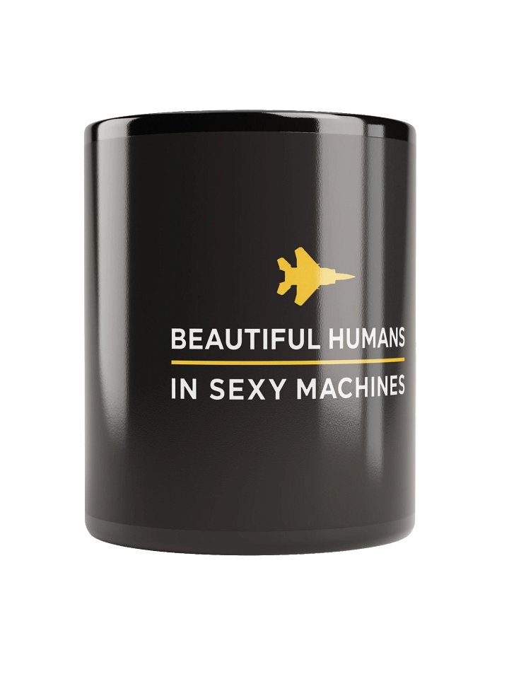 Beautiful Humans in Sexy Machines Black Mug product image (2)