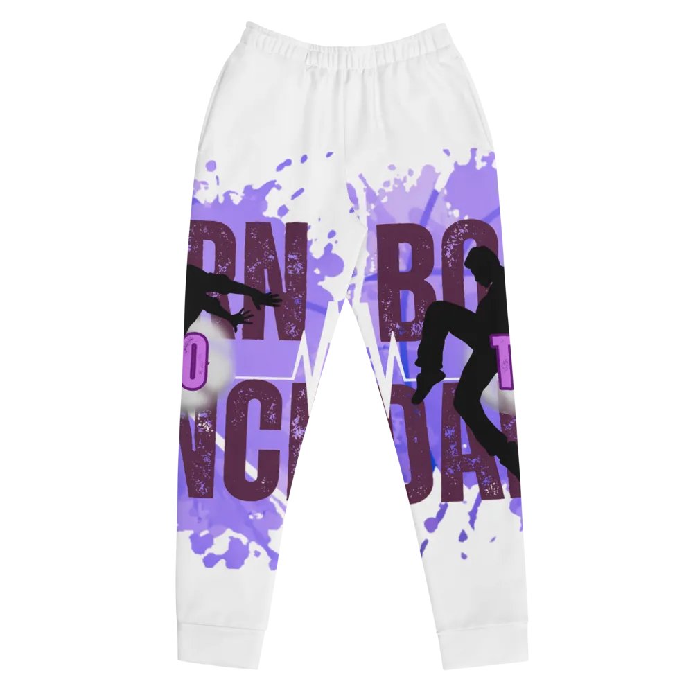 Born to Dance His Silhouette All-Over Print Joggers product image (7)