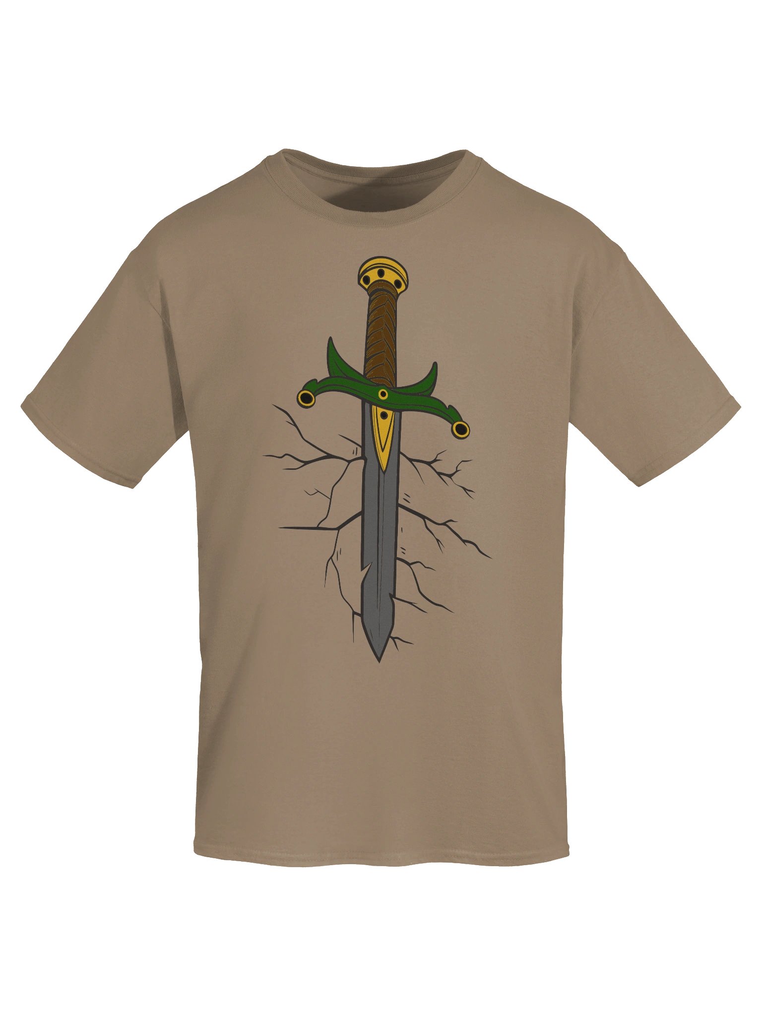 Cracked Steel Guardian Sword T-Shirt product image (7)