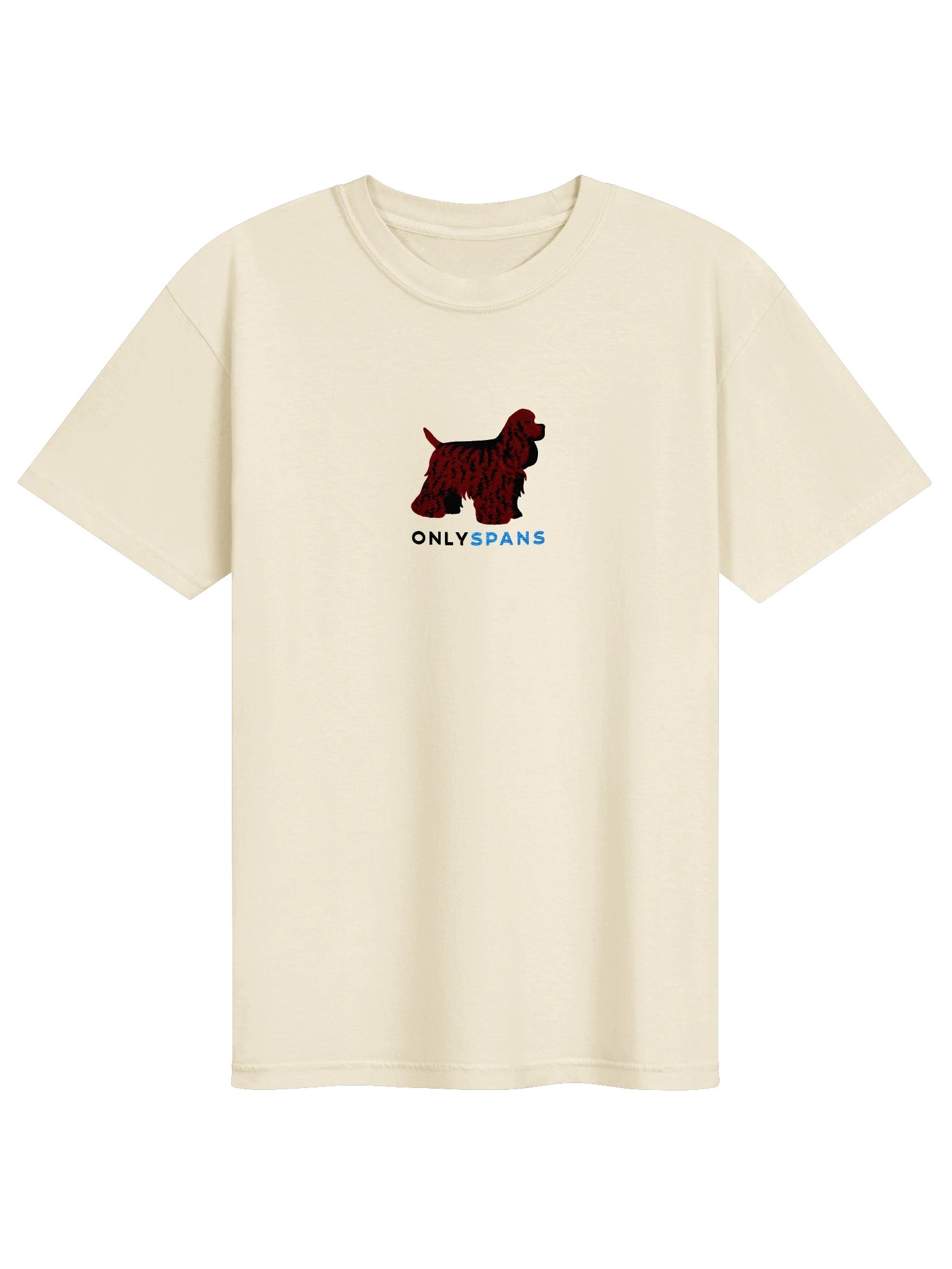 Only Spans T-Shirt(Embroidered) of an American Cocker Spaniel(Liver) product image (49)
