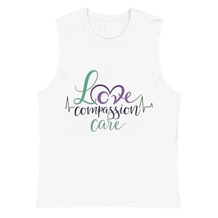 Compassion ECG Love Muscle Tank product image (2)