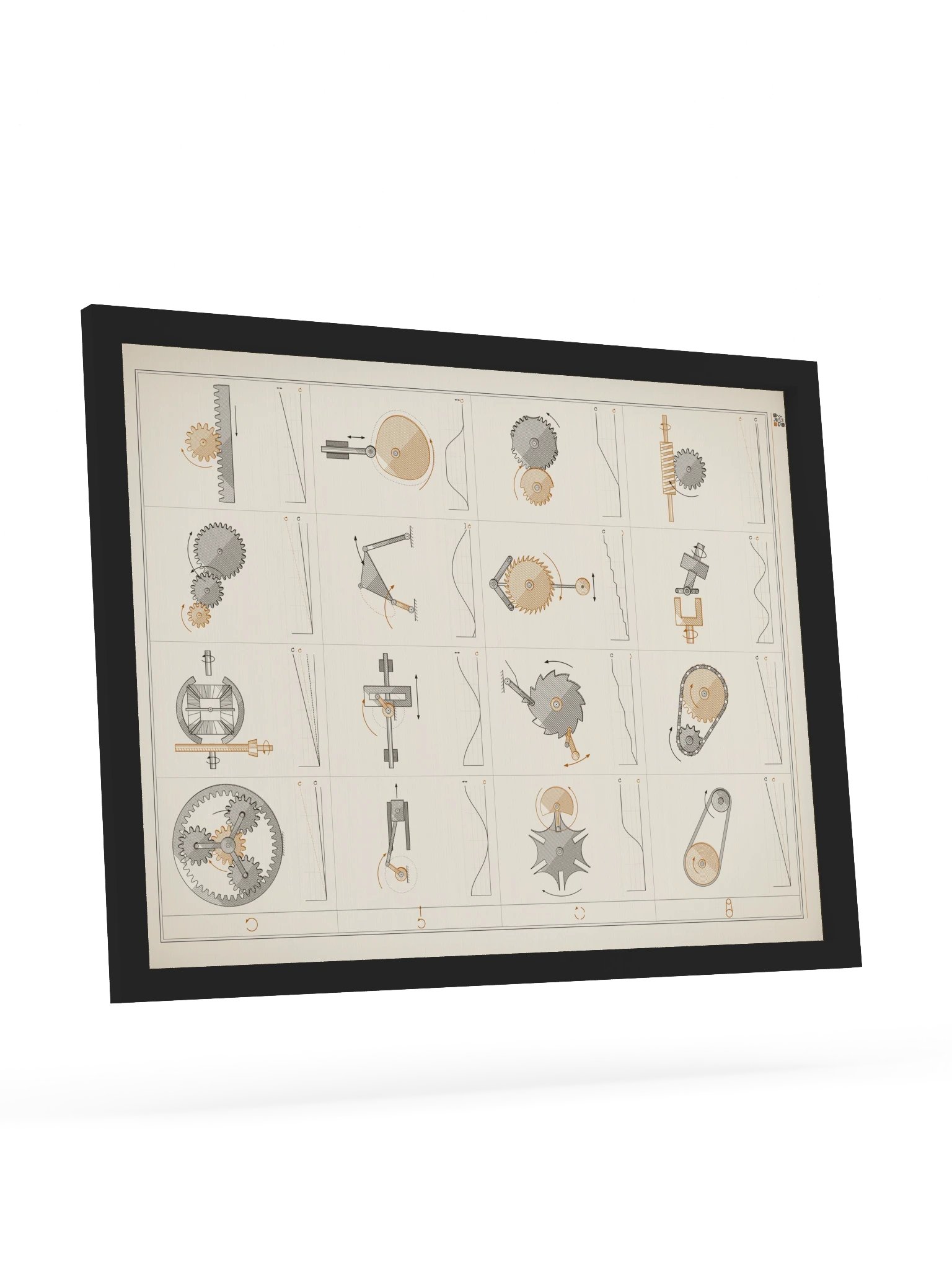 MOTION · Druk atlasu mechanizmów · w ramie product image (9)