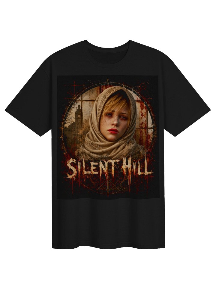 Silent Hill — Gritty Portrait Horror Tee product image (1)