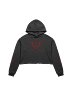 Inferno Heart Cropped Hoodie