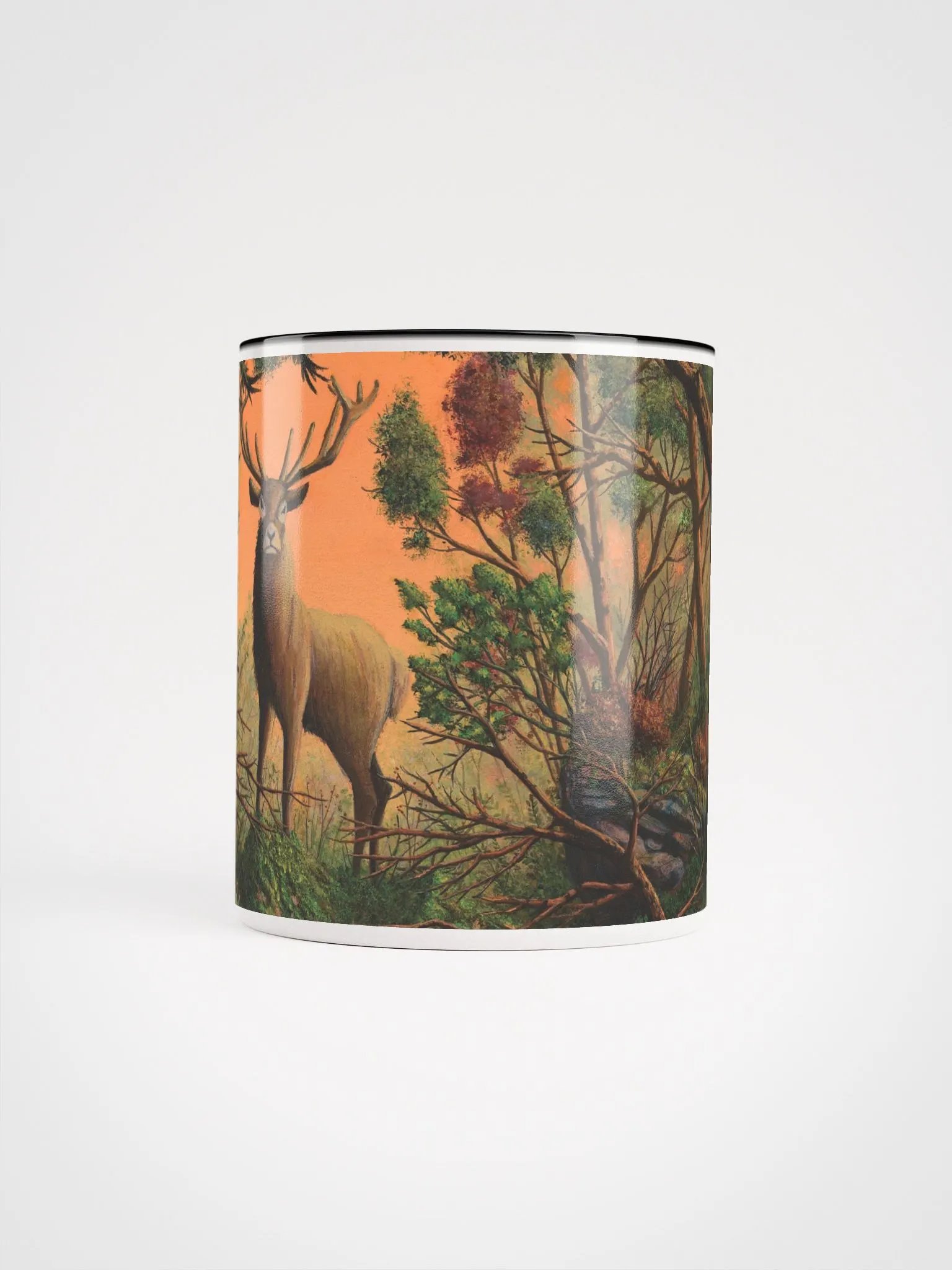 Sunset Stag Ceramic Mug product image (9)
