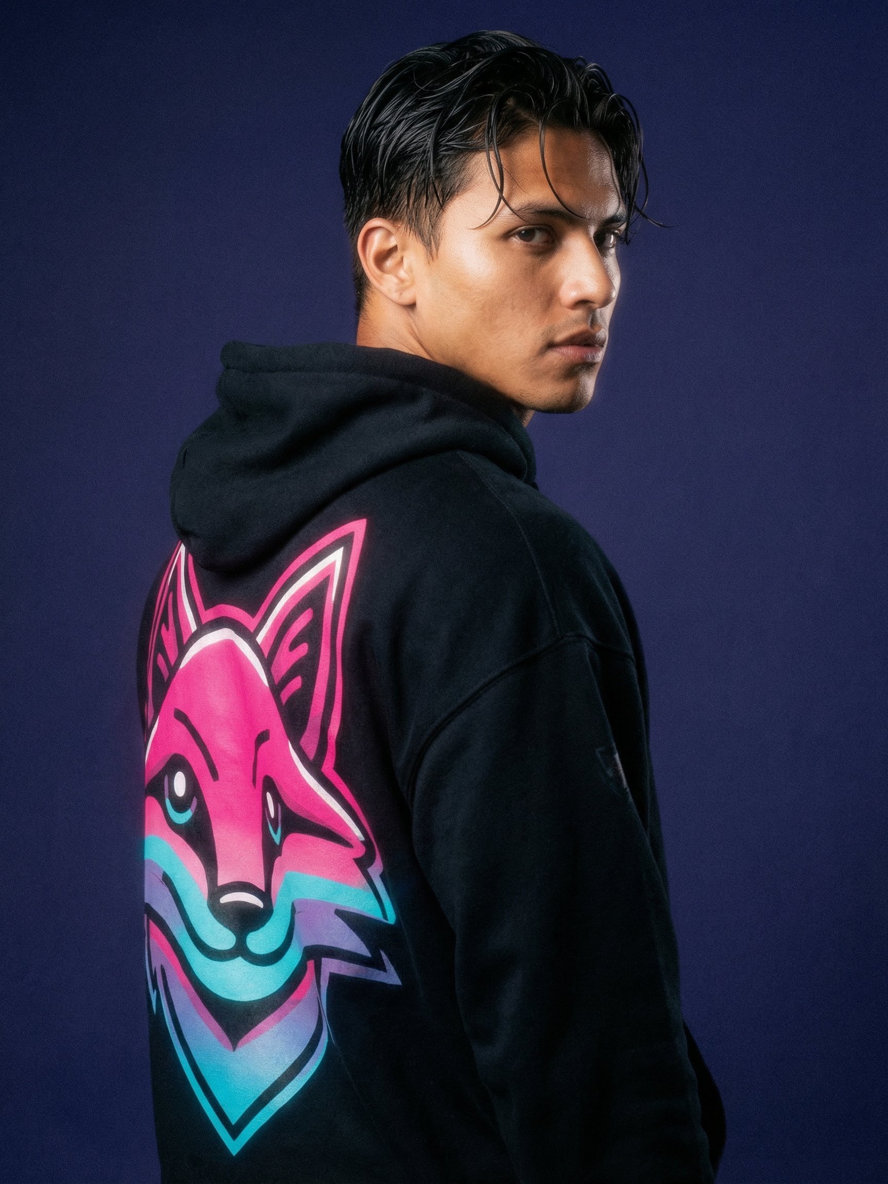 Pete Fox Hoodie (Black) product image (2)
