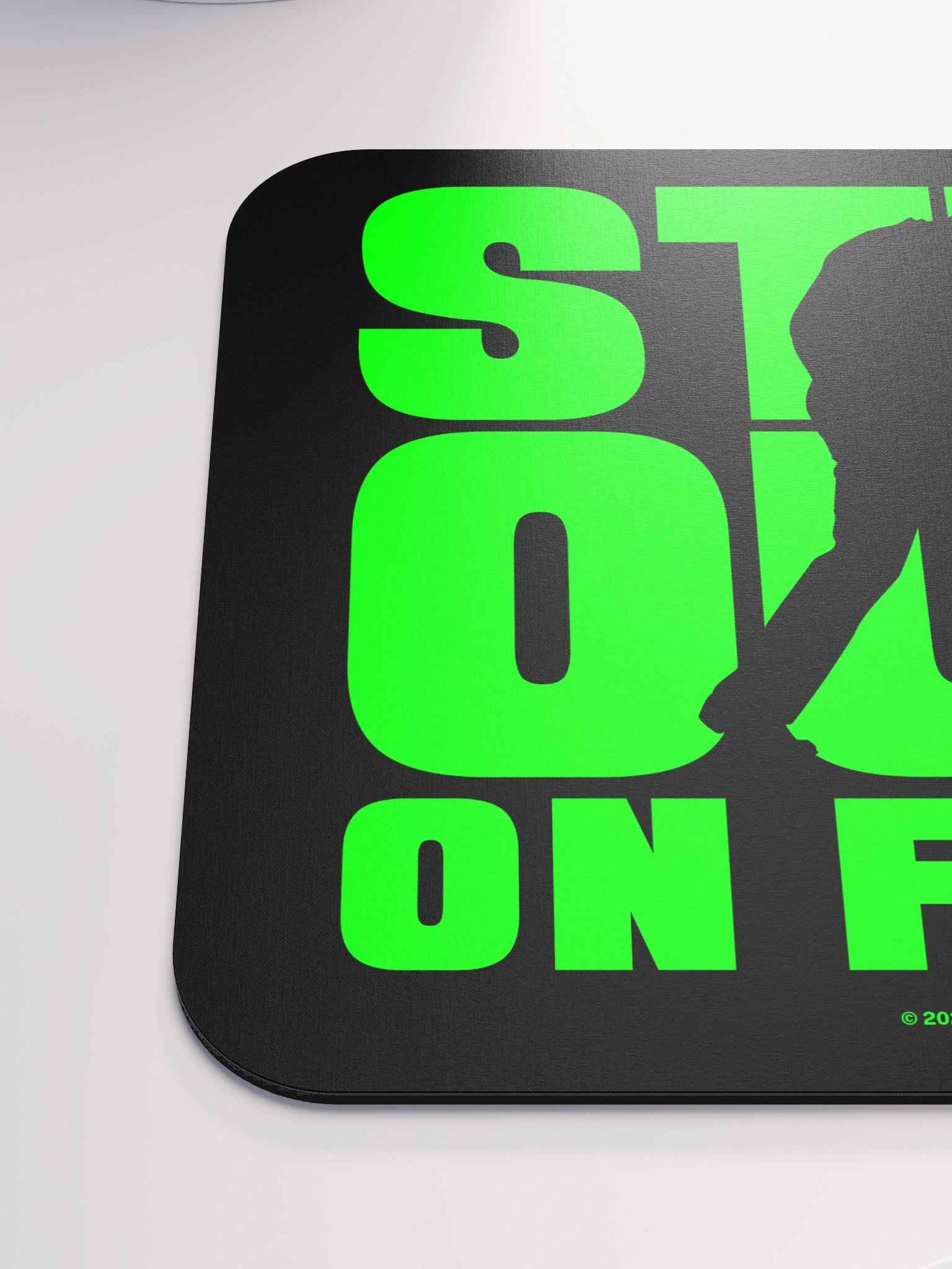 Step Out on Faith, Grn Mouse Pad product image (6)