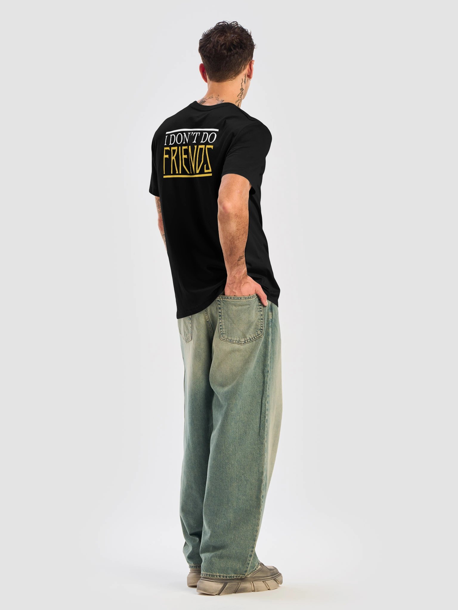 I DON'T DO FRIENDS (family only) OTHALA ORGANIC TEE product image (32)