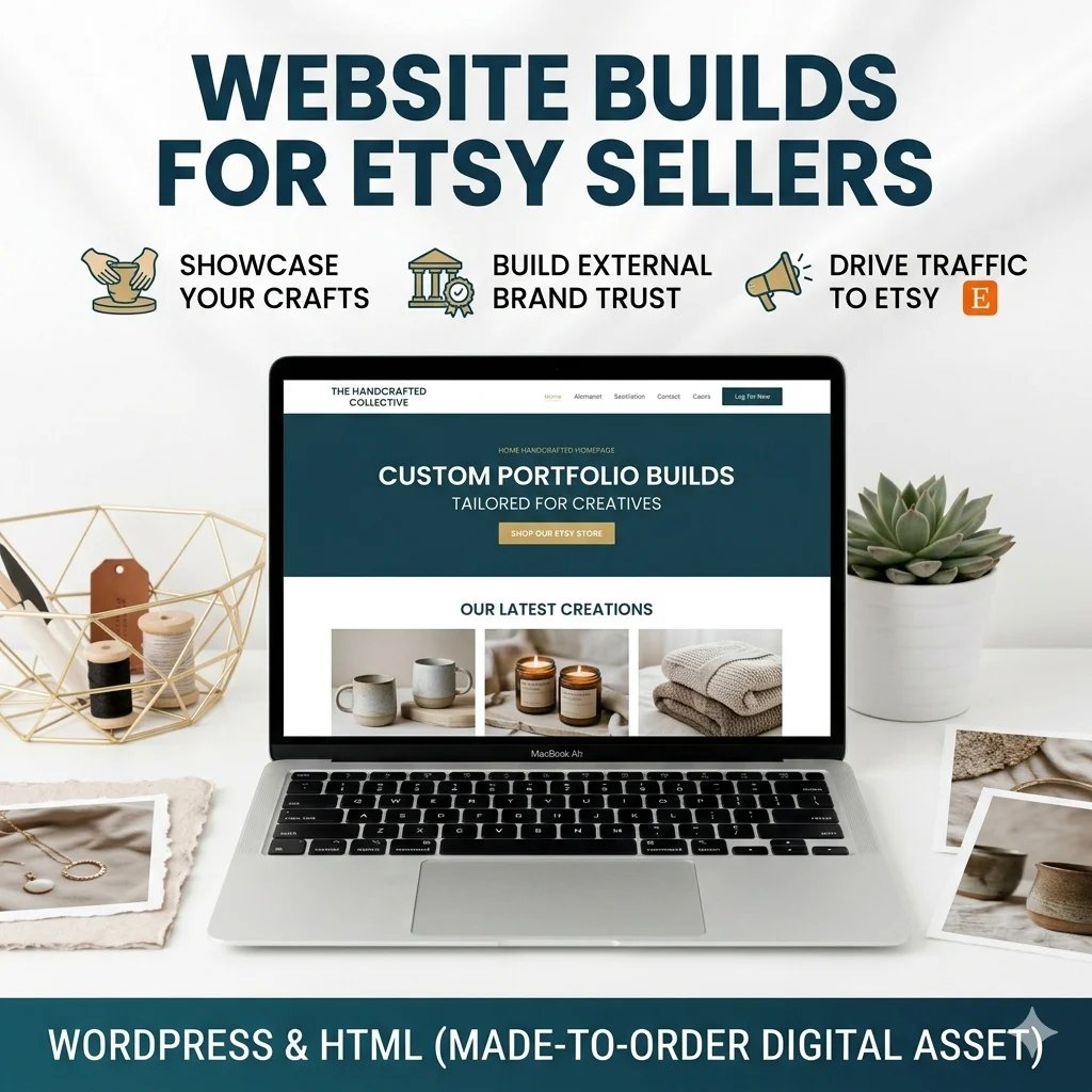 Custom Website Build for Etsy Shop Owners product image (1)