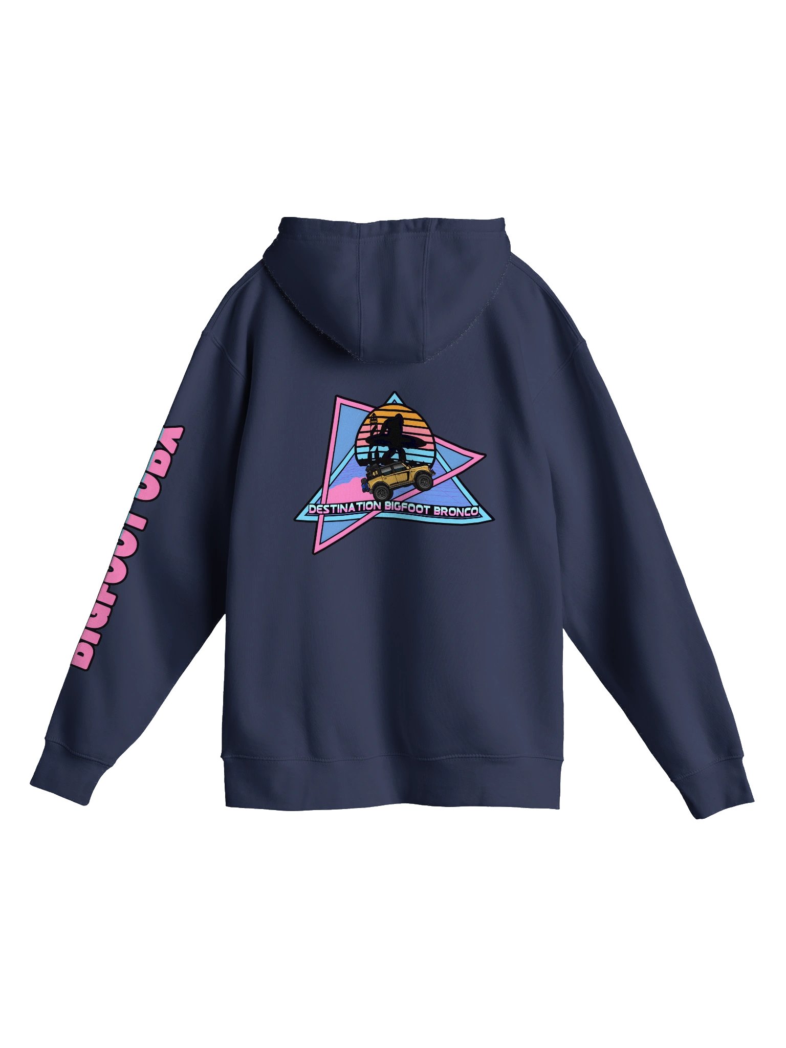 Destination Bigfoot Bronco JC Edition Retro-Inspired Hoodie (Multiple Colors Available) product image (9)
