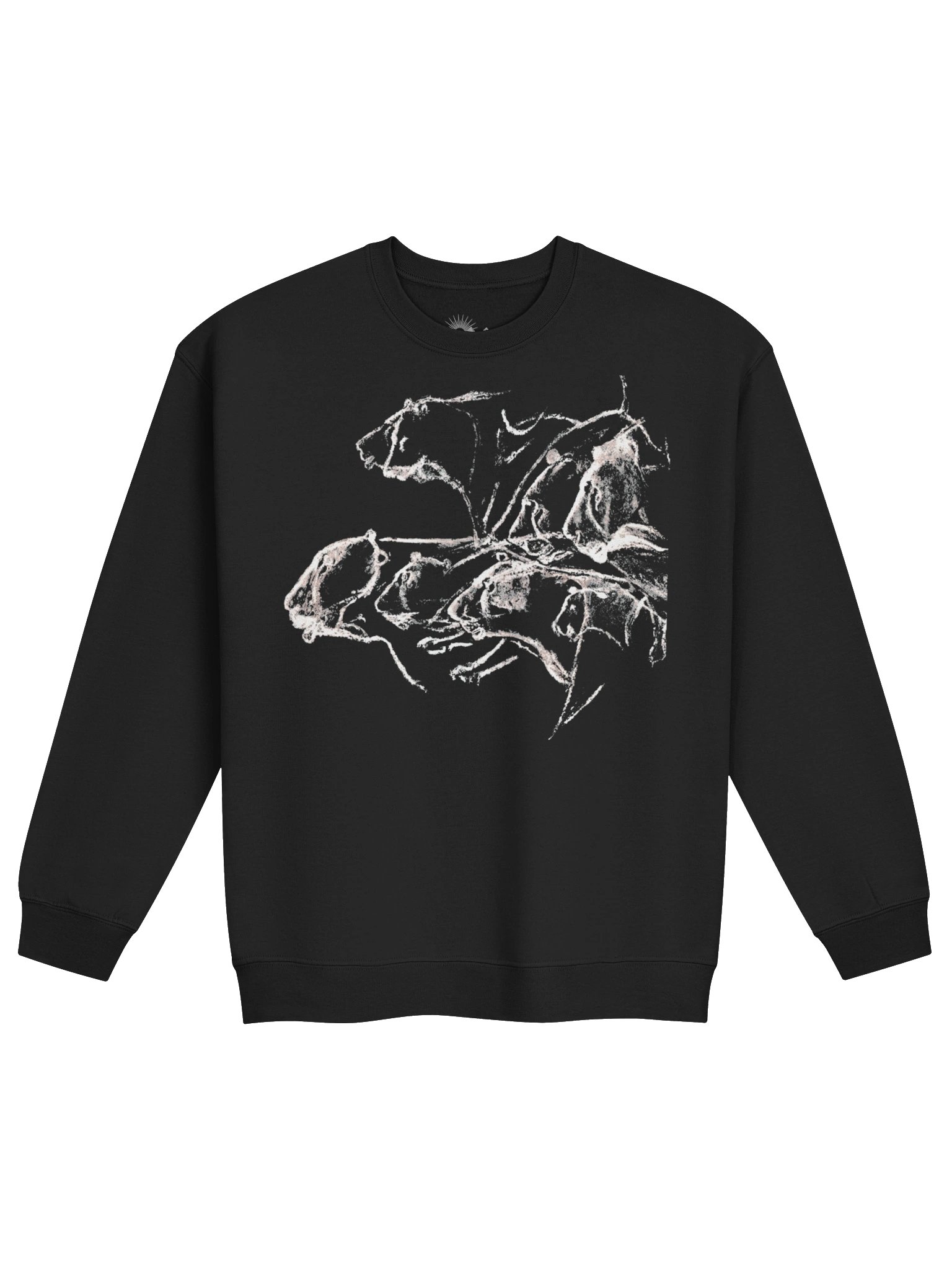 Chauvet Lions Dark Unisex Sweatshirt product image (1)