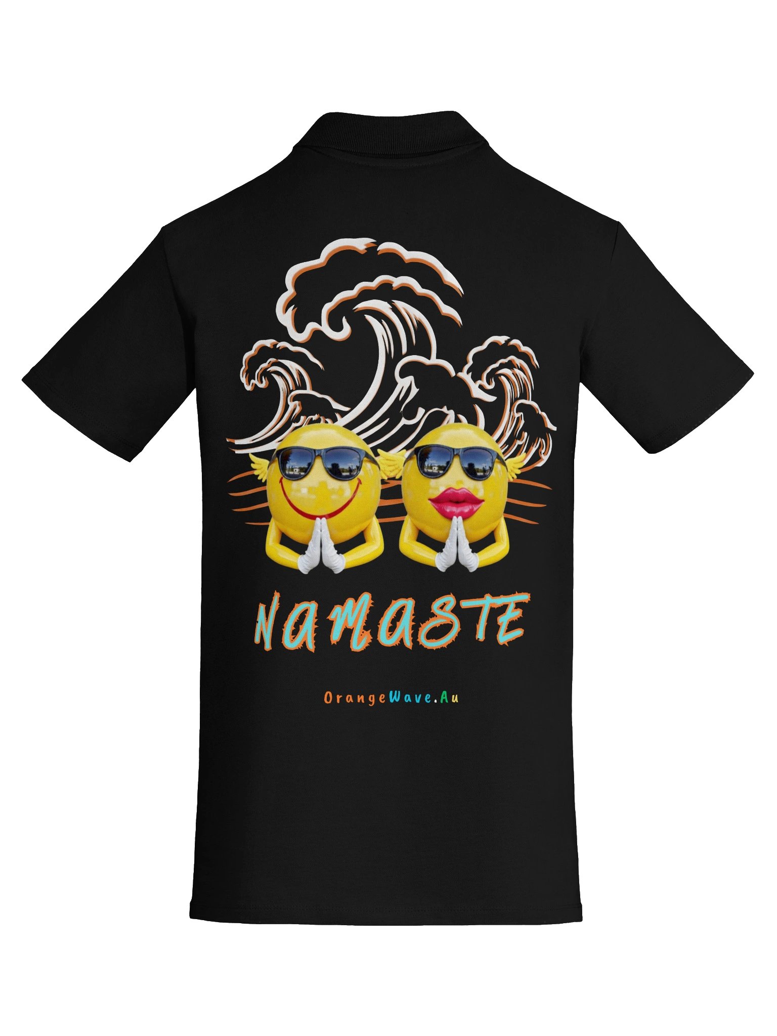 Namaste Orange Wave Polo product image (7)
