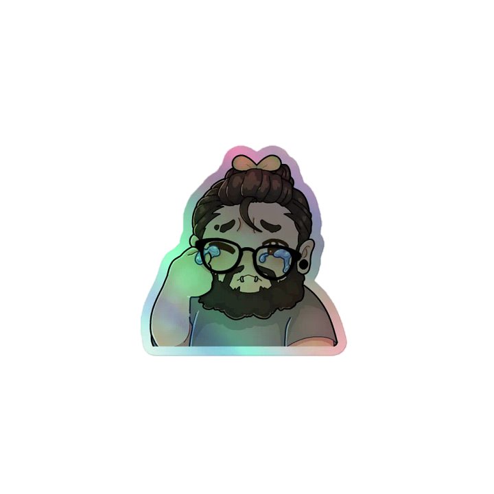 Sad Herb Holo Sticker product image (1)
