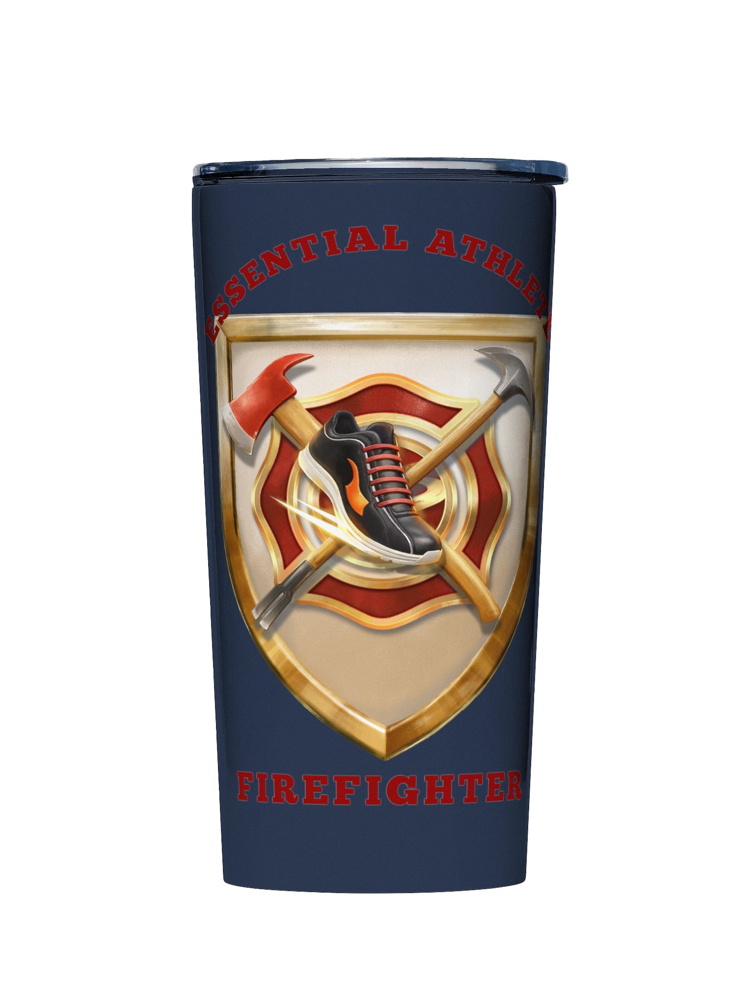 Shield Series: Firefighter Edition (Navy) Tumbler product image (1)