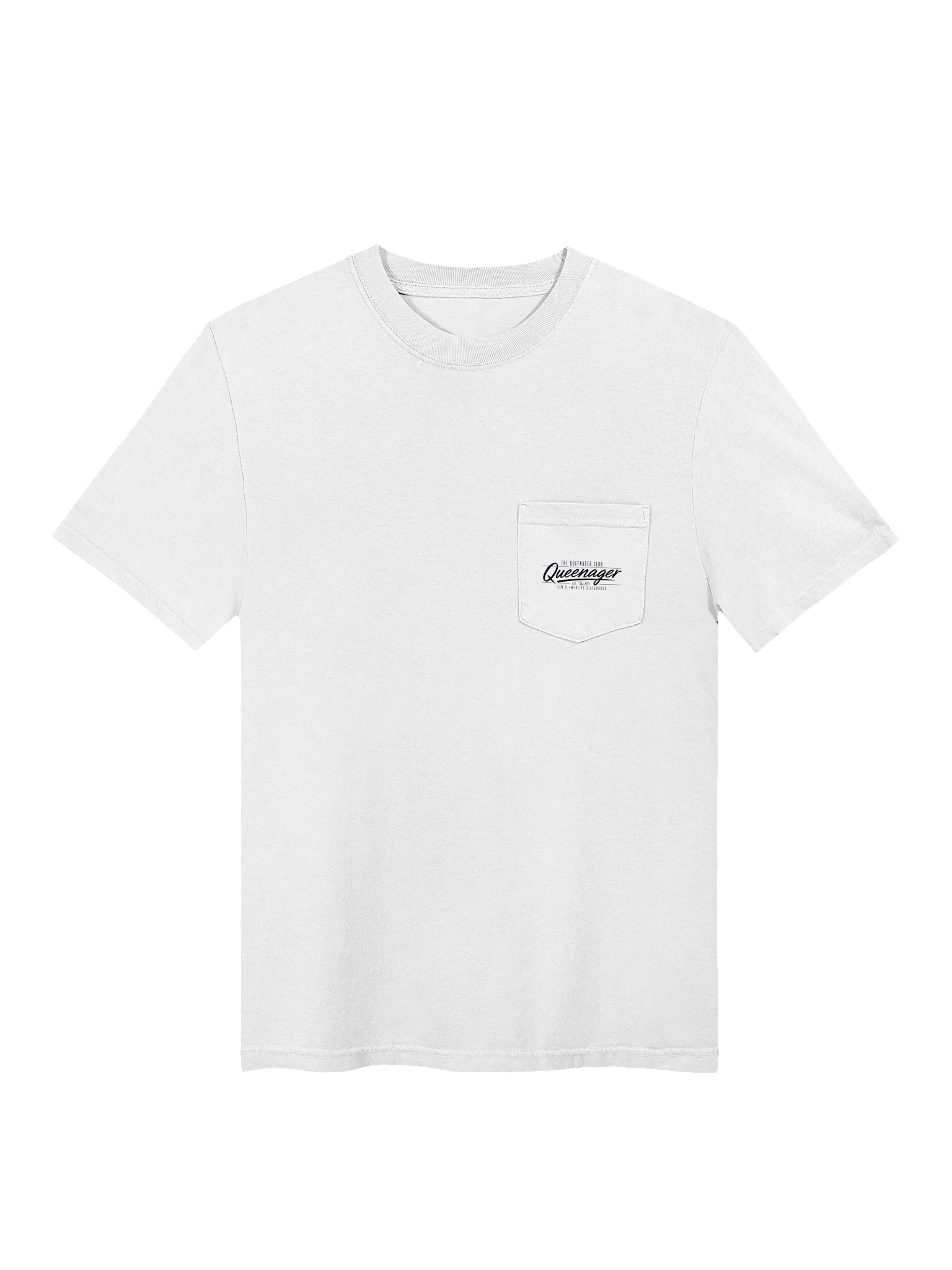 The Queenager Club Pocket Tee product image (1)