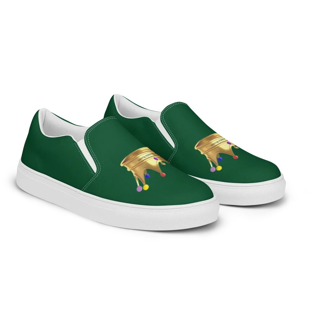 Queendom Beautiful Women Crown Canvas Shoes /Green (TM) product image (5)