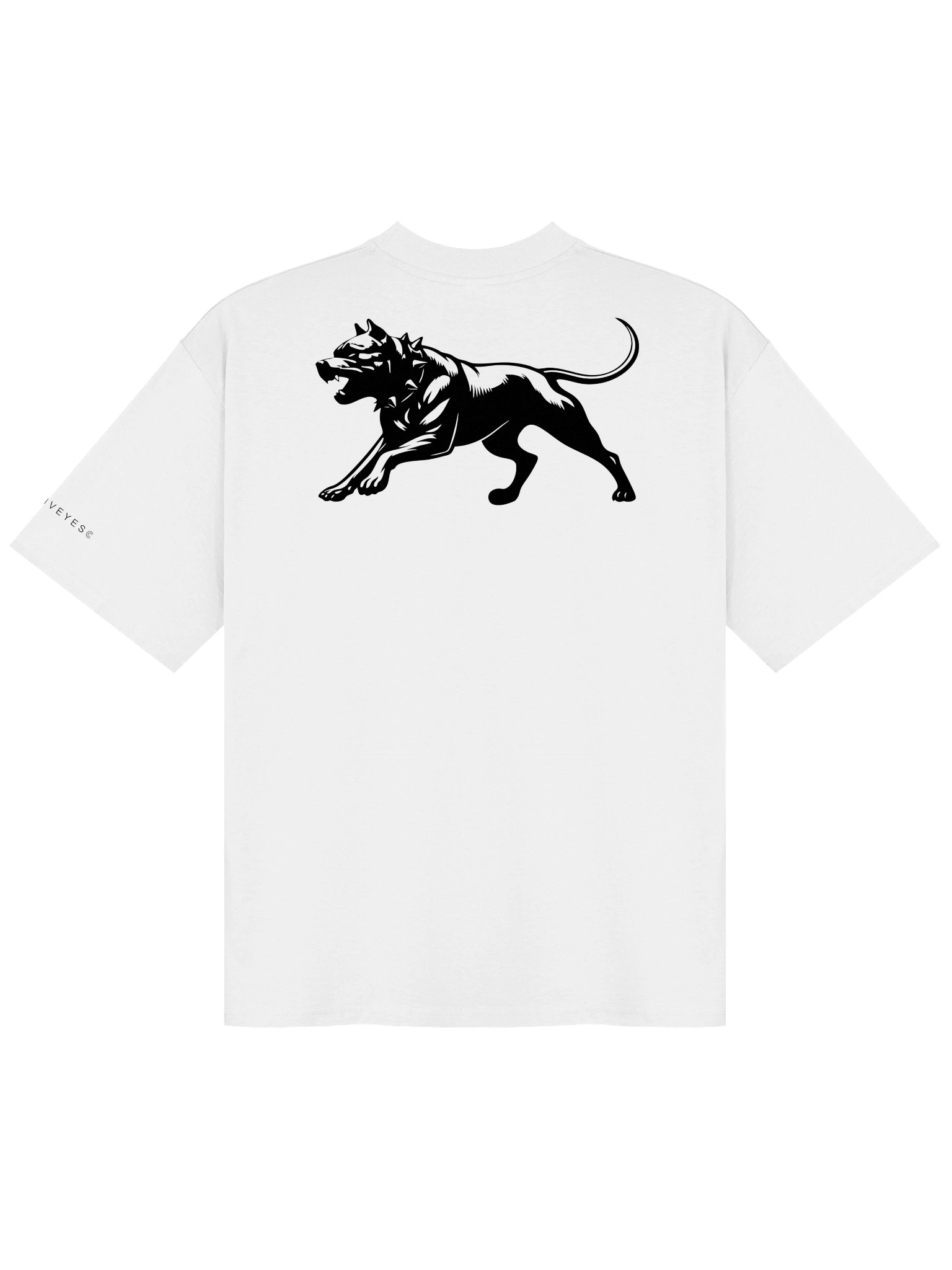 THE BEAST / Black Design Tee - White product image (1)