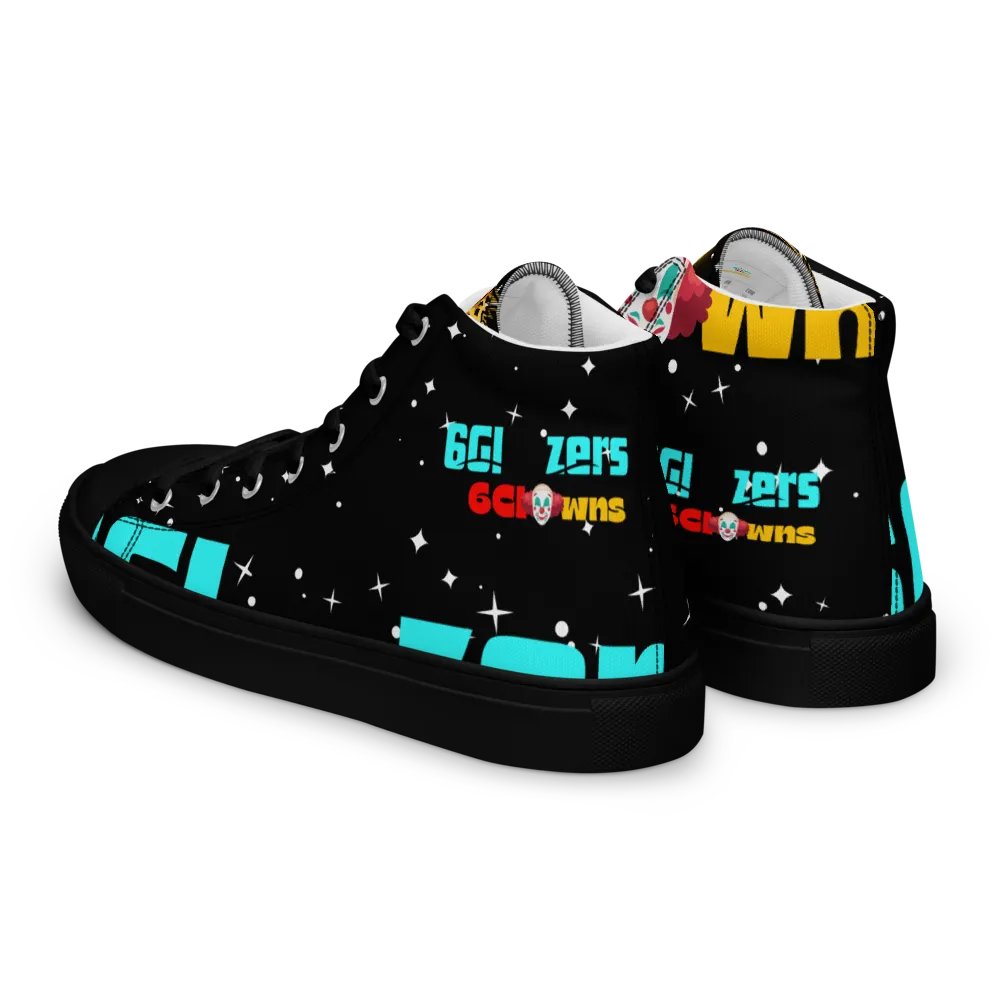 DA6iXXWRLD X 6IXX 1'S DARK SIDERS HIGH TOPS 6GLAZERS & 6CLOWNS product image (6)