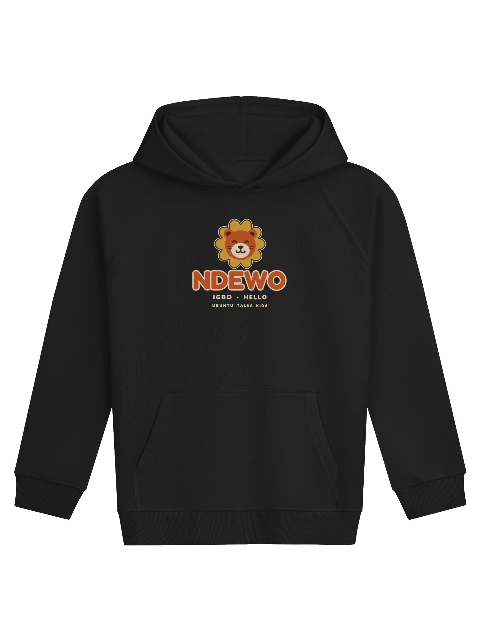Hello Safari — NDEWO | Igbo Kids Eco Hoodie product image (1)