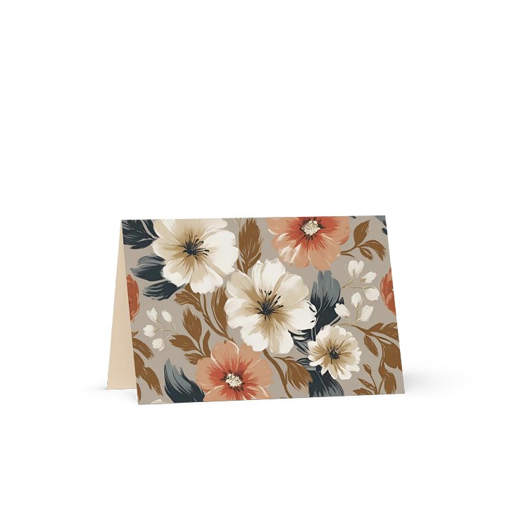 Beige Serenity Greeting Card product image (1)