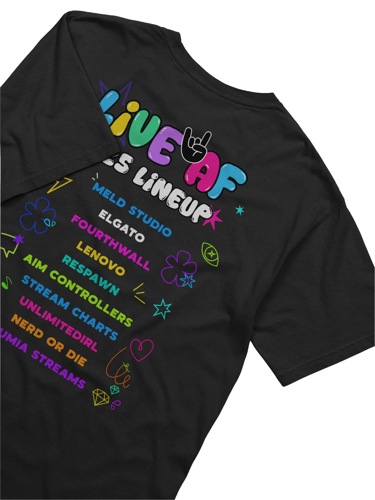 LiveAF 2025 T-Shirt product image (6)