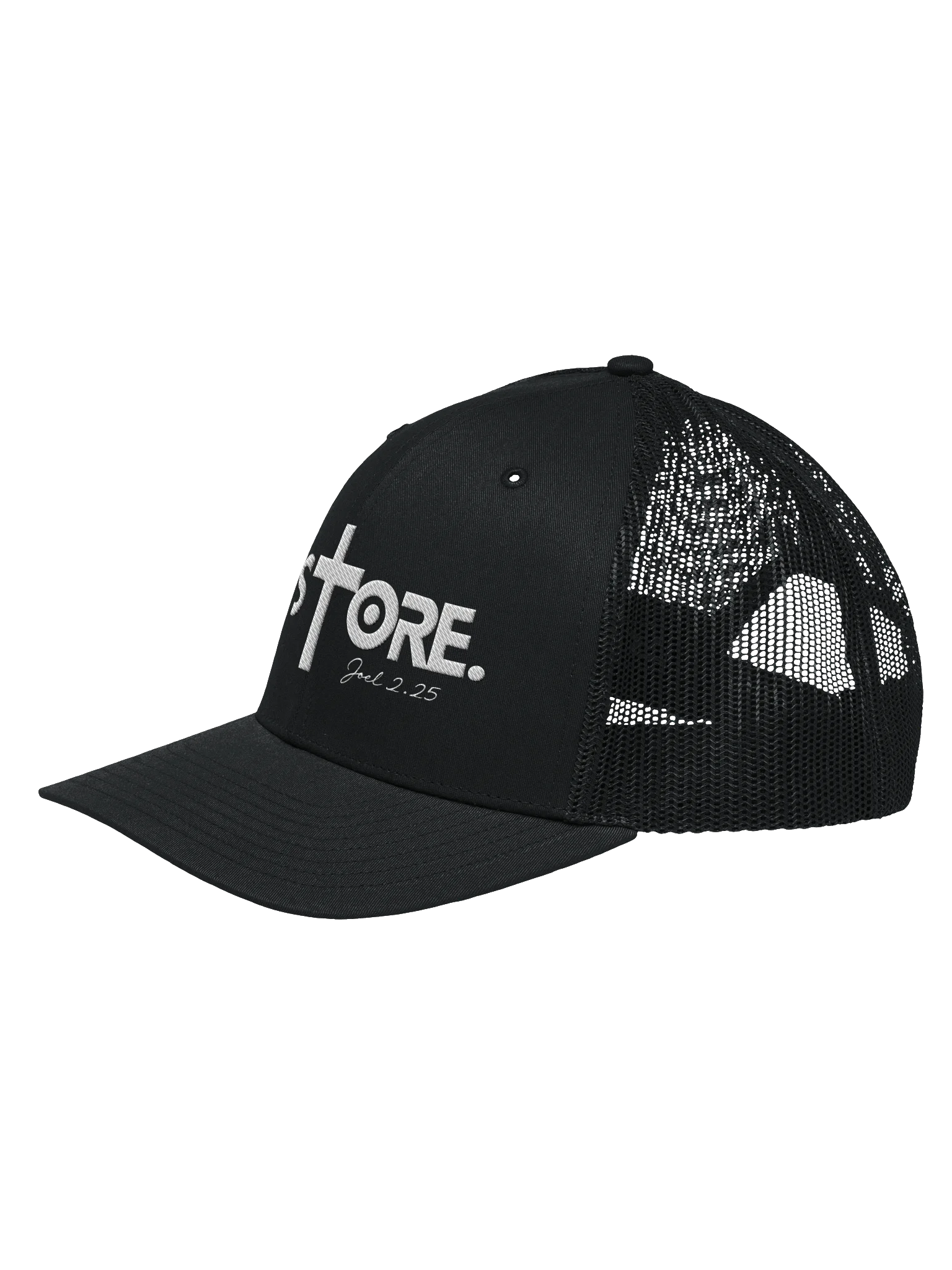 RESTORE™ Trucker Hat | Joel 2:25 Christian Snapback | Faith-Inspired Mesh Cap | Scripture Apparel product image (29)
