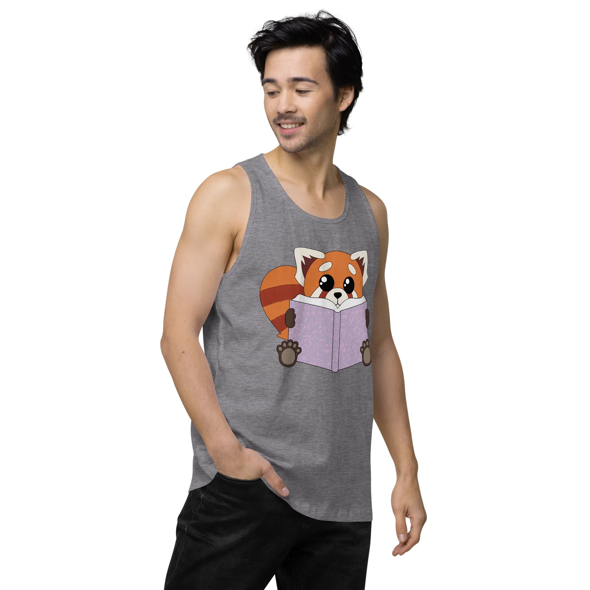 Red Panda Reading Tank product image (46)