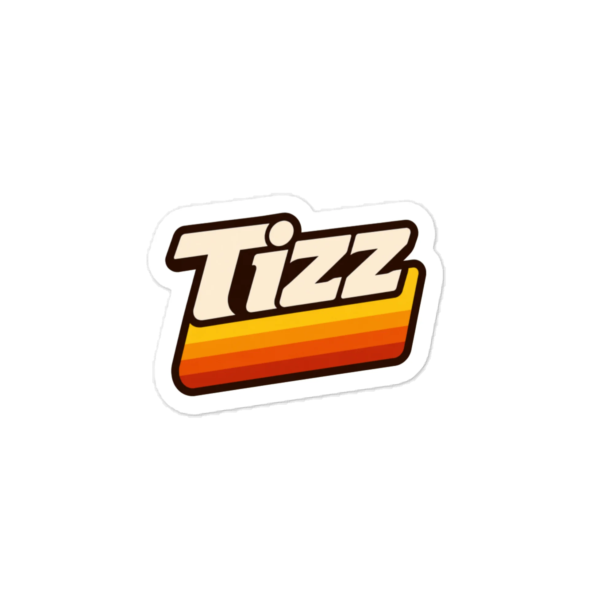 Tizz Retro Logo Vinyl Decal product image (1)