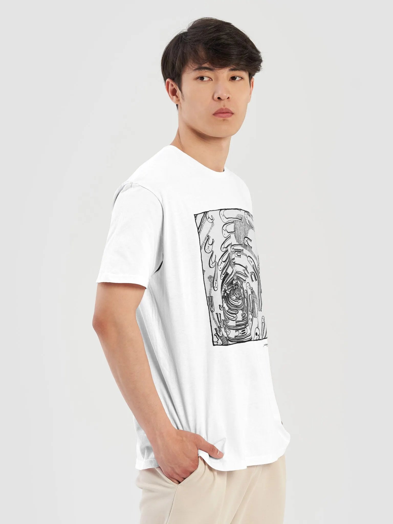 down the rabbit hole t-shirt product image (4)