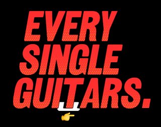 every single guitars.