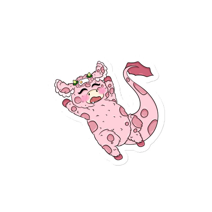"Sleeping Pink Bud" Magnet product image (2)