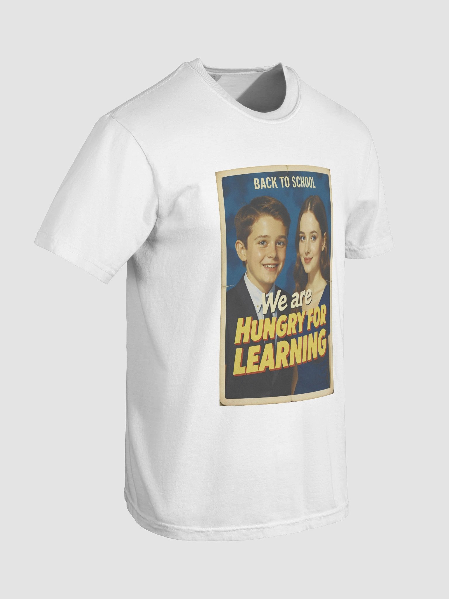 Hungry for Knowledge Retro T-Shirt product image (6)