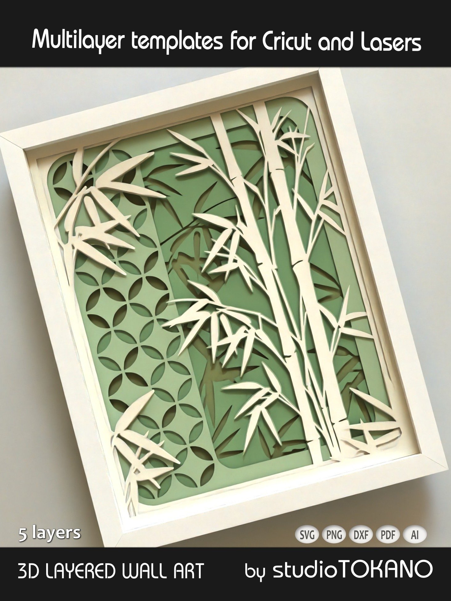 Bamboo Layered Cut File product image (6)