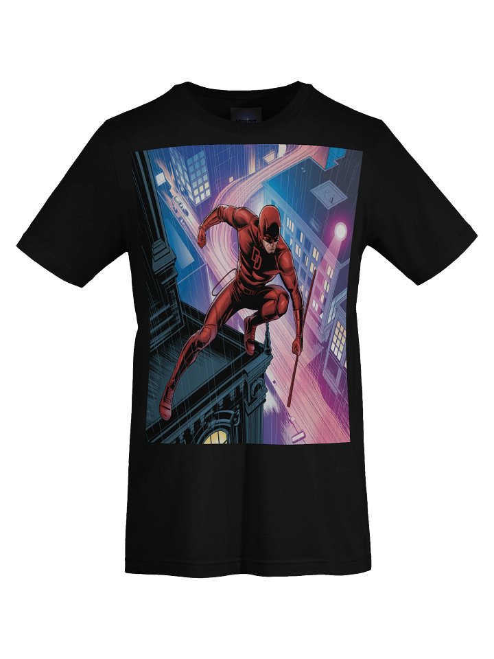 Daredevil's Neon Leap – Premium Supersoft T-Shirt product image (1)